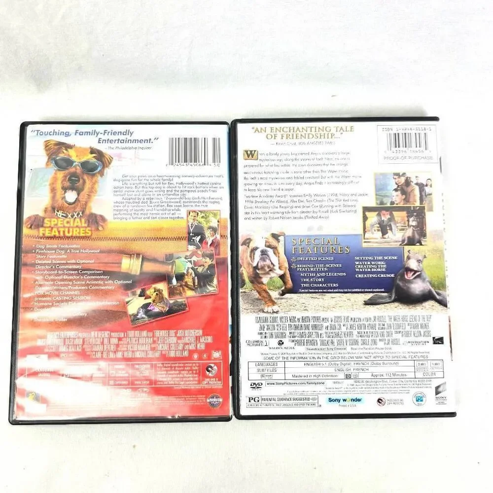 Kids DVD Lot Firehouse Dog Water Horse Family
